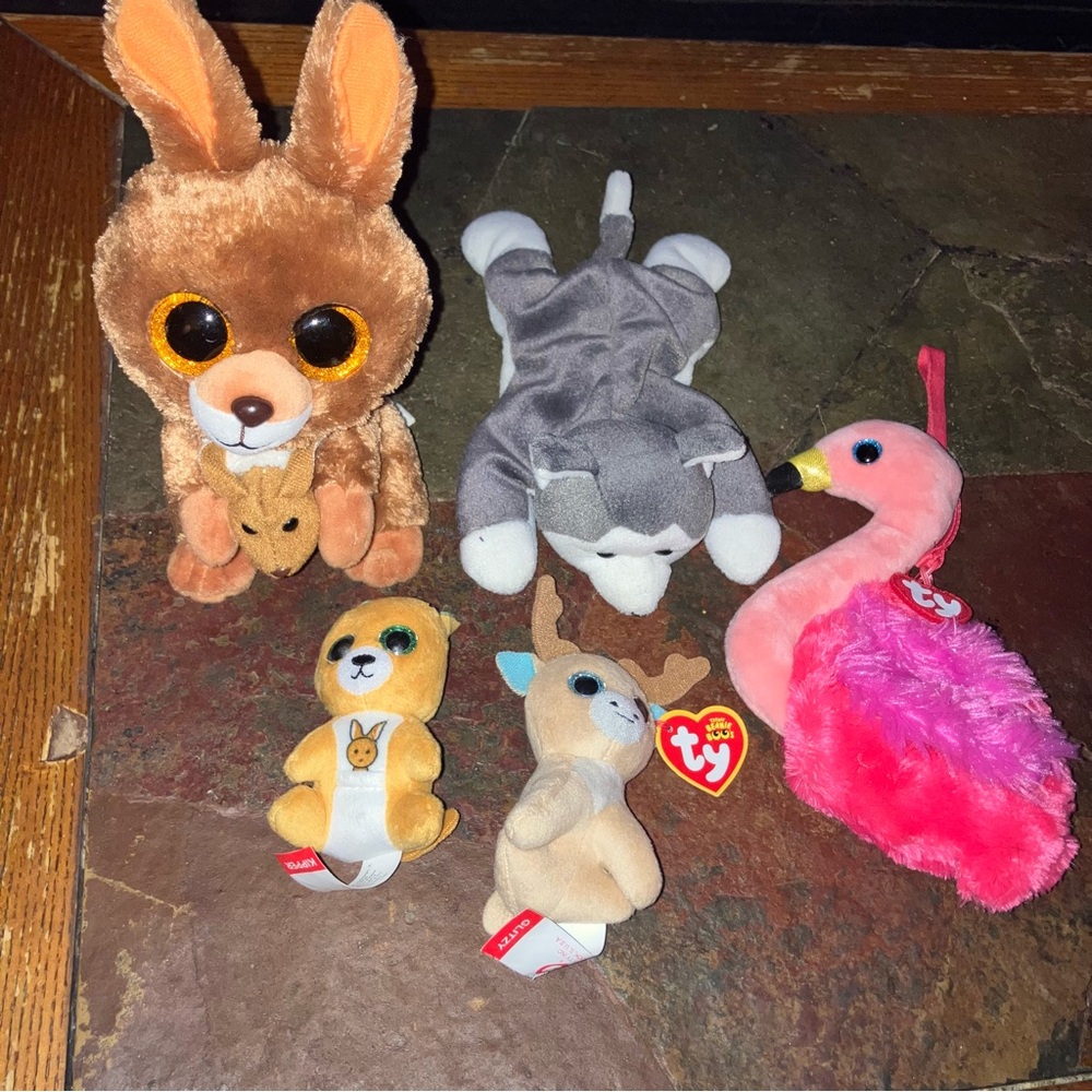 TY Beanie Babies Plush Toy Set of‎ 5